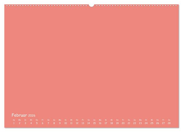 Produktbild: Regenbogen Kinder Bastelkalender - Zum Selbstgestalten - DIY Kreativ-Kalender (hochwertiger Premium Wandkalender 2026 DIN A2 quer), Kunstdruck in Hochglanz