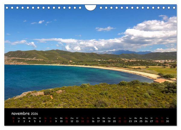 Produktbild: La Corse de plage en plage (Calendrier mural 2026 DIN A4 vertical), CALVENDO calendrier mensuel