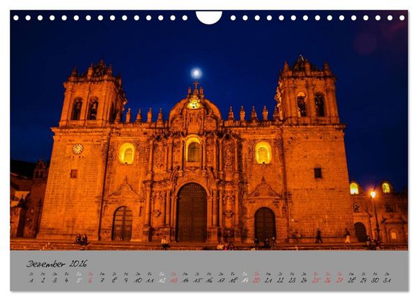 Produktbild: Peru 2026 (Wandkalender 2026 DIN A4 quer), CALVENDO Monatskalender