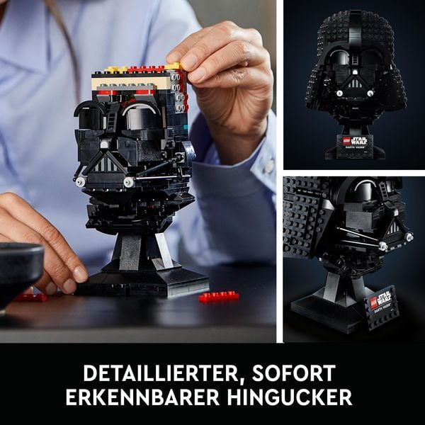 Produktbild: LEGO® Star Wars™ Darth Vader™ Helm (75304); kreatives Bauset; cooles Star Wars Sammlerstück zum Ausstellen (834 Teile)