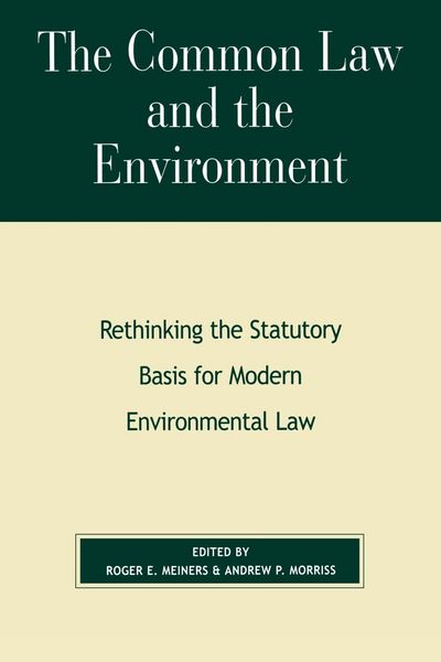 Produktbild: Common Law and the Environment