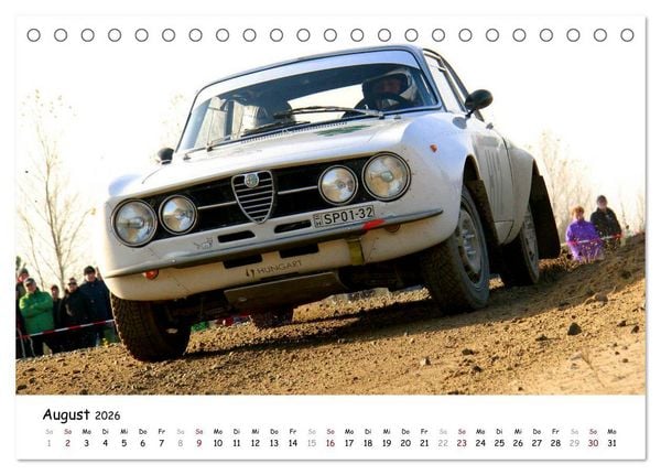 Produktbild: Lausitzrallye Histo EM (Tischkalender 2026 DIN A5 quer), CALVENDO Monatskalender