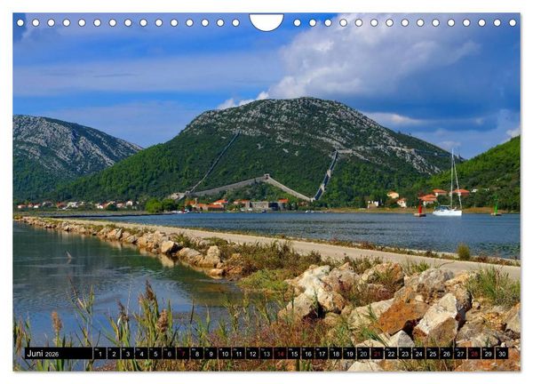 Produktbild: Kroatien - Traumhafte Landschaften und faszinierende St&auml;dte (Wandkalender 2026 DIN A4 quer), CALVENDO Monatskalender