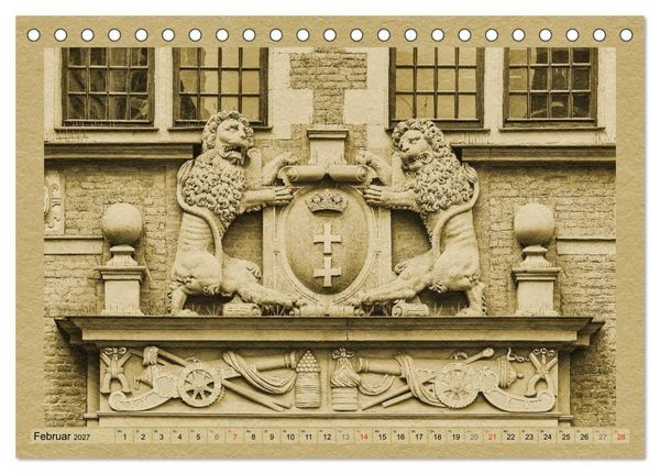 Produktbild: Danzig &ndash; Ein Kalender im Zeitungsstil (Tischkalender 2027 DIN A5 quer), CALVENDO Monatskalender
