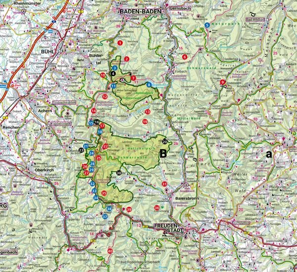 Produktbild: ROTHER Wanderbuch Nationalpark Schwarzwald