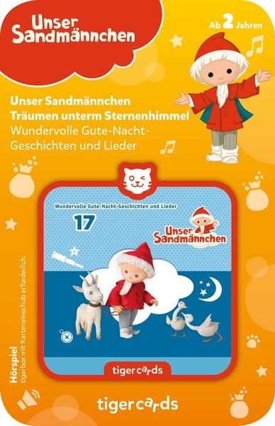 Produktbild: tigercard - Unser Sandm&auml;nnchen - Folge 17: Tr&auml;umen unterm Sternenhimmel