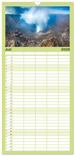 Produktbild: Familienplaner 2026 - KONGO - das dunkle Herz Afrikas mit 5 Spalten (Wandkalender, 21 x 45 cm) CALVENDO