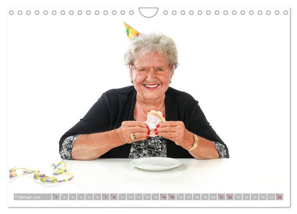 Produktbild: Sch&ouml;nheit im Alter - Auf den Geschmack gekommen (Wandkalender 2026 DIN A4 quer), CALVENDO Monatskalender