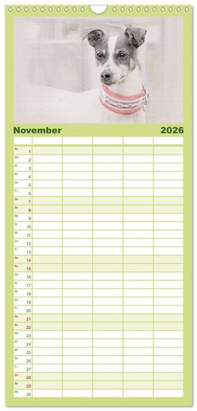 Produktbild: Familienplaner 2026 - Bodeguero Andaluz 2026 mit 5 Spalten (Wandkalender, 21 x 45 cm) CALVENDO