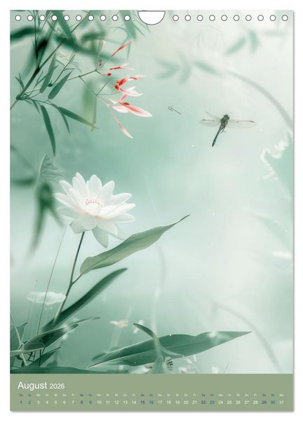 Produktbild: Tiere und Natur - Asienstil (Wandkalender 2026 DIN A4 hoch), CALVENDO Monatskalender