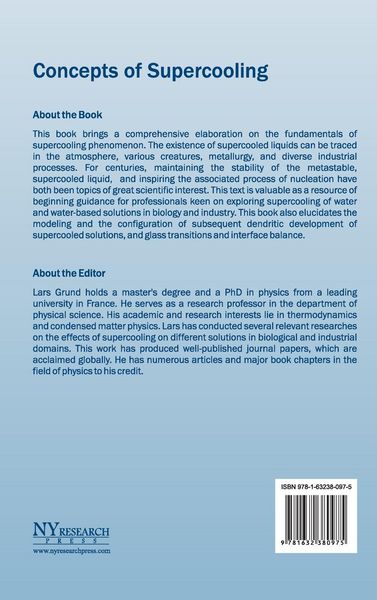 Produktbild: Concepts of Supercooling