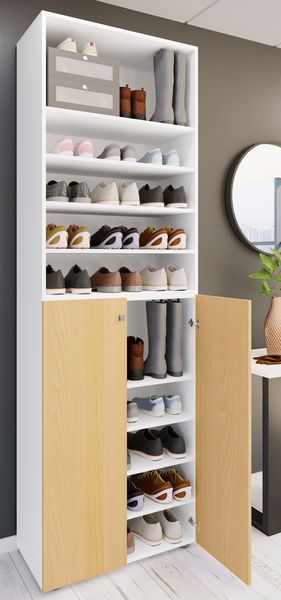 Produktbild: XL Holz Gro&szlig;er Schuhschrank Schuhkommode Lona 10