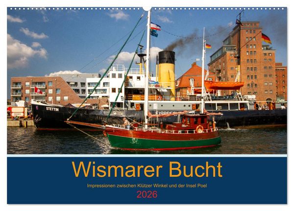 Produktbild: Wismarer Bucht - Impressionen zwischen Kl&uuml;tzer Winkel und der Insel Poel (Wandkalender 2026 DIN A2 quer), CALVENDO Monatskalender