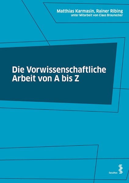 Produktbild: Die Vorwissenschaftliche Arbeit von A bis Z