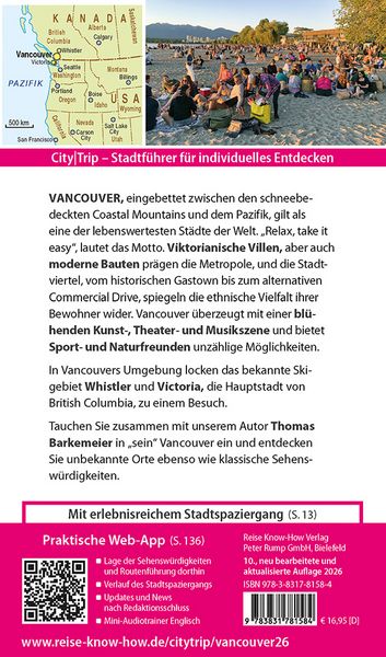 Produktbild: Reise Know-How CityTrip Vancouver mit Victoria