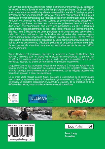 Produktbild: Effort environnemental et &eacute;quit&eacute;