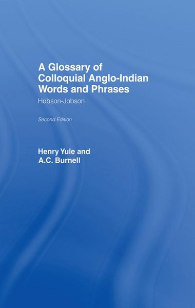 Produktbild: A Glossary of Colloquial Anglo-Indian Words And Phrases