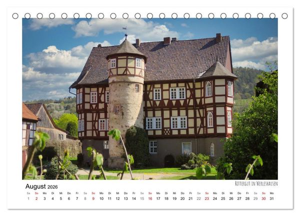 Produktbild: Zauberhaftes Witzenhausen (Tischkalender 2026 DIN A5 quer), CALVENDO Monatskalender