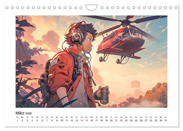 Produktbild: Der Jungen-Kalender (Wandkalender 2026 DIN A4 quer), CALVENDO Monatskalender