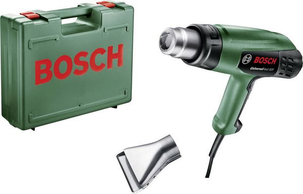 Produktbild: Bosch Home and Garden 06032A6101 UniversalHeat 600 Hei&szlig;luftgebl&auml;se inkl. Koffer 1800W
