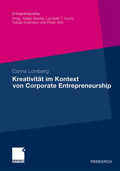 Produktbild: Kreativit&auml;t im Kontext von Corporate Entrepreneurship