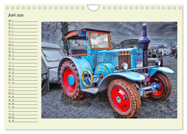 Produktbild: Traktoren - Oldtimer (Wandkalender 2026 DIN A4 quer), CALVENDO Monatskalender
