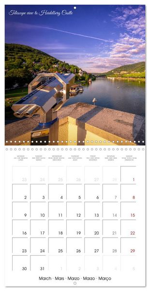 Produktbild: The colorful city of Heidelberg (Wall Calendar 2026 12 &times; 12 Inch) CALVENDO 12 Month Wall Calendar