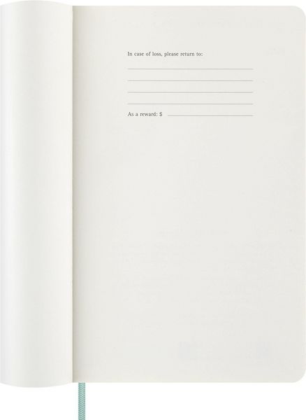 Produktbild: Moleskine 12 Monate Precious & Ethical Wochen Notizkalender, L/A5, liniert, weicher Einband, Mamba Hellgr&uuml;n, mit Box