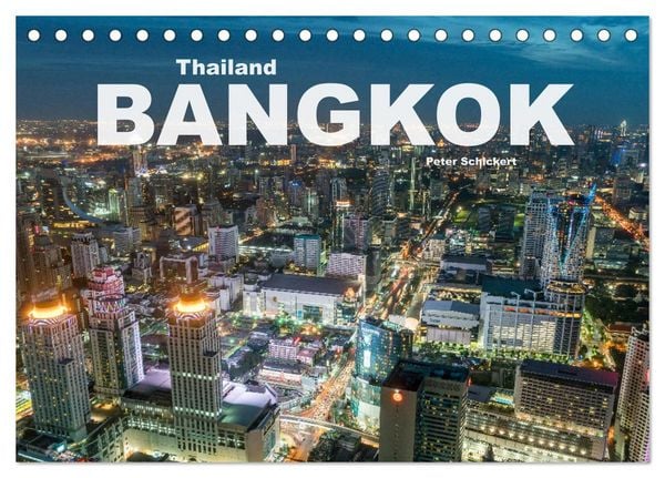Produktbild: Bangkok - Thailand (Tischkalender 2026 DIN A5 quer), CALVENDO Monatskalender