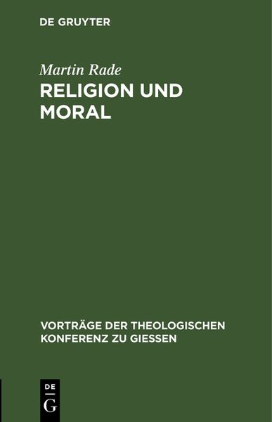 Produktbild: Religion und Moral