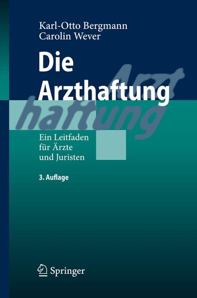 Produktbild: Die Arzthaftung