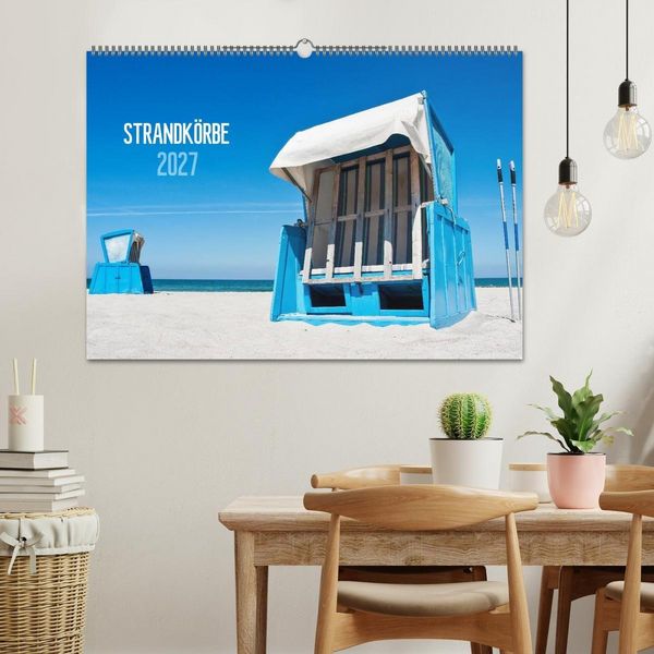 Produktbild: Strandk&ouml;rbe 2027 (Wandkalender 2027 DIN A2 quer), CALVENDO Monatskalender