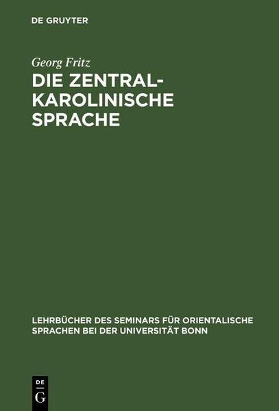Produktbild: Die zentralkarolinische Sprache