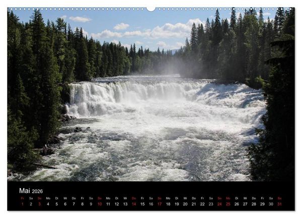 Produktbild: Kanadas Westen 2026 (Wandkalender 2026 DIN A2 quer), CALVENDO Monatskalender