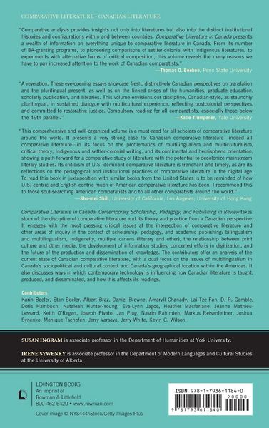 Produktbild: Comparative Literature in Canada