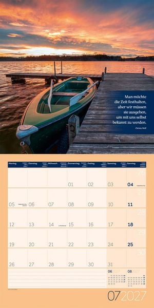 Produktbild: Momente f&uuml;r Dich Kalender 2027 - 30x30 - Art12