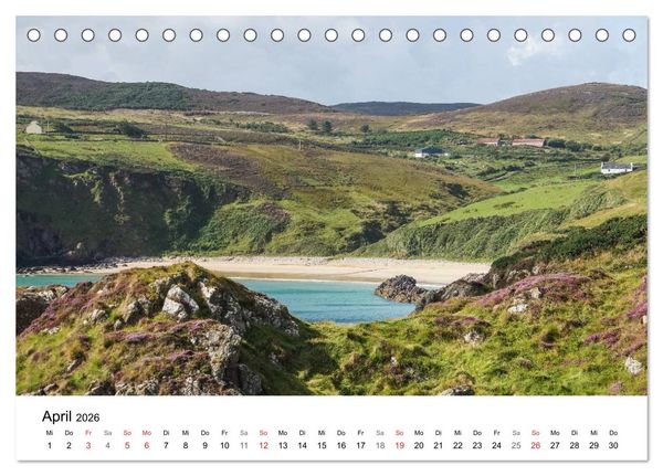 Produktbild: Irland wie gemalt (Tischkalender 2026 DIN A5 quer), CALVENDO Monatskalender
