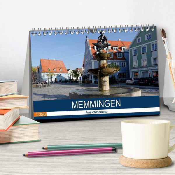 Produktbild: Memmingen - Ansichtssache (Tischkalender 2026 DIN A5 quer), CALVENDO Monatskalender