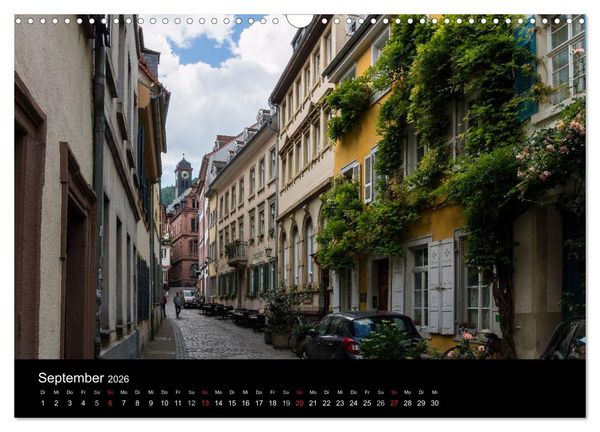 Produktbild: Heidelberger Stadtansichten (Wandkalender 2026 DIN A3 quer), CALVENDO Monatskalender