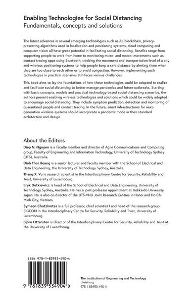 Produktbild: Enabling Technologies for Social Distancing: Fundamentals, Concepts and Solutions