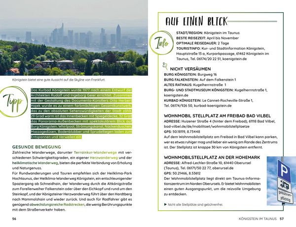 Produktbild: Wochenend & Wohnmobil Kleine Auszeiten Im Taunus & Hunsr&uuml;ck