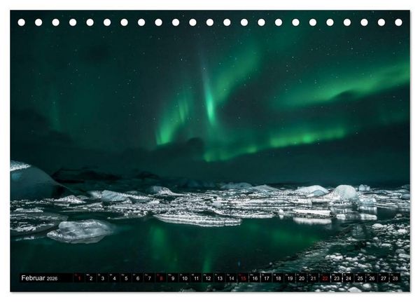 Produktbild: Faszination Licht am Polarkreis (Tischkalender 2026 DIN A5 quer), CALVENDO Monatskalender