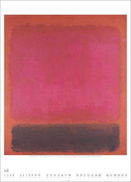 Produktbild: Mark Rothko Kalender 2027