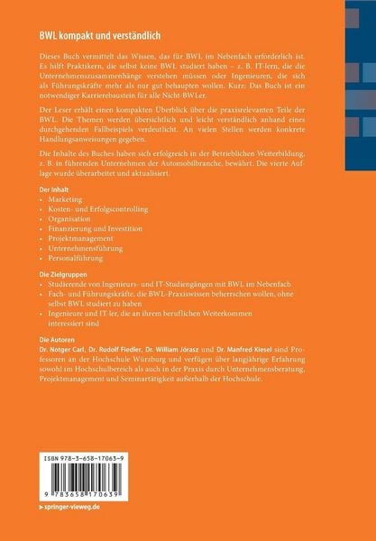 Produktbild: BWL kompakt und verst&auml;ndlich