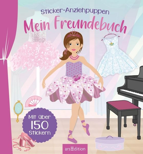Produktbild: Sticker-Anziehpuppen &ndash; Mein Freundebuch (Ballerina)