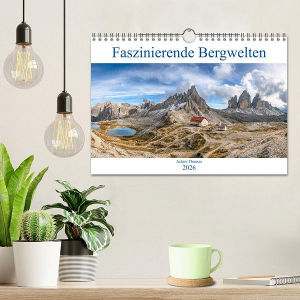 Produktbild: Faszinierende Bergwelten (Wandkalender 2026 DIN A4 quer), CALVENDO Monatskalender