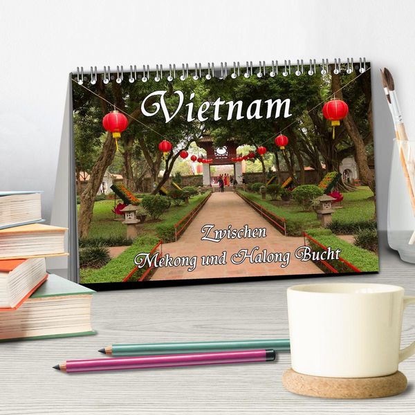Produktbild: Vietnam - Zwischen Mekong und Halong Bucht (Tischkalender 2026 DIN A5 quer), CALVENDO Monatskalender
