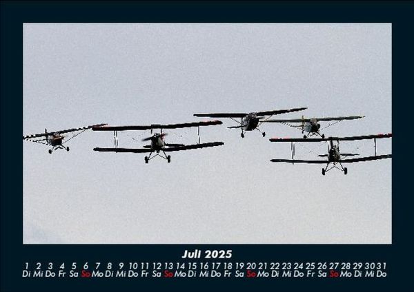 Produktbild: Flugzeuge 2025 Fotokalender DIN A5