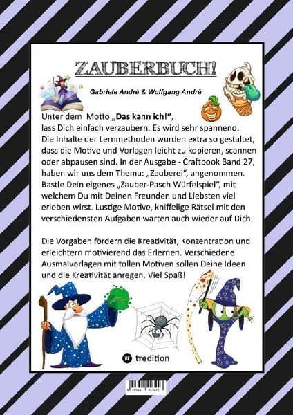 Produktbild: CRAFTBOOK - 100 SEITEN MAGIE - ZAUBERW&Ouml;RTER - ZAUBERSCHRIFT - ZAUBERW&Uuml;RFELSPIEL - MAGIER - ZAUBERSPRUCH - R&Auml;TSEL