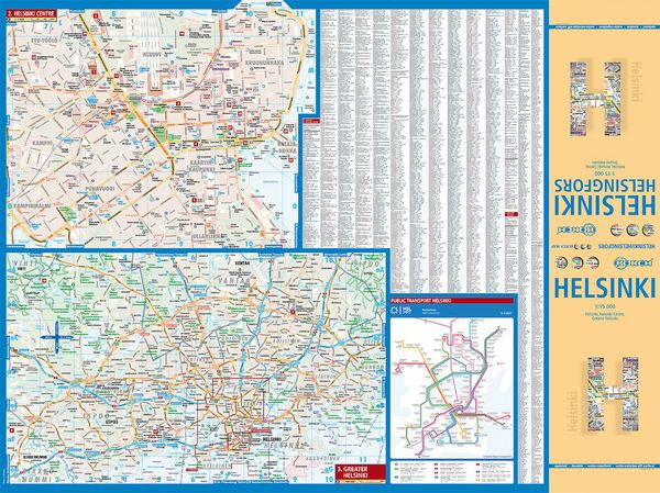 Produktbild: Helsinki, Borch Map